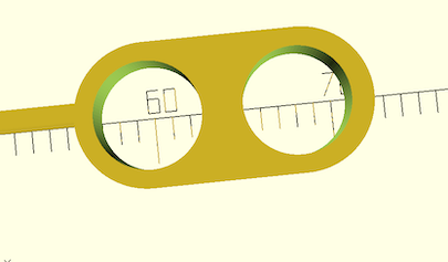 Change in diameter