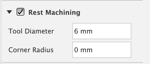 Rest machining